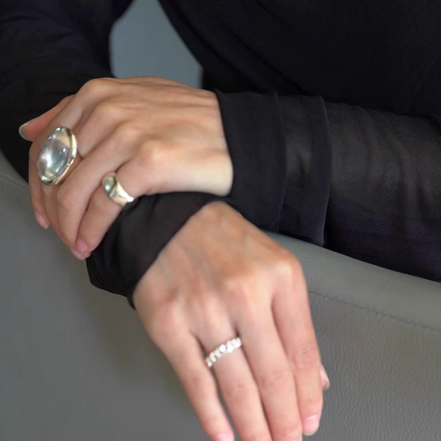 PANJBJ Ring 925 Silber, Kristall, Damen - Bild 3