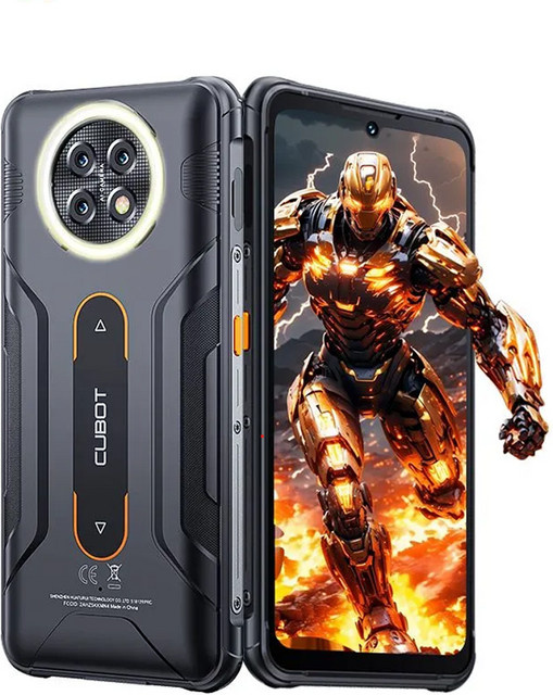 Robustes Cubot KingKong ACE 5 Smartphone in Schwarz mit 256GB ROM, 20GB RAM, 6,745 Zoll 120Hz Display, 10200mAh Akku, 48MP Kamera und NFC unter Android 16 - Bild 1