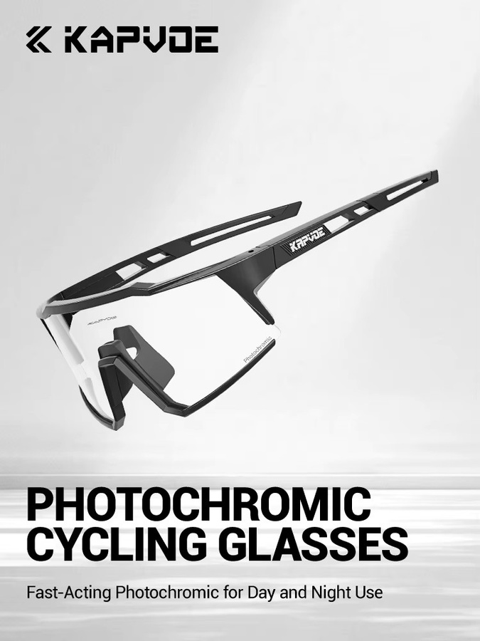 KAPVOE Sportsonnenbrille, Vollrand, Kunststoff, Unisex - Bild 3