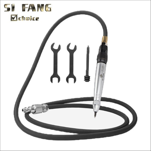 SI FANG Pneumatisches Gravurwerkzeug Set mit Luft-Stabschleifer und Schlauch für präzise Gravurarbeiten - Bild 1
