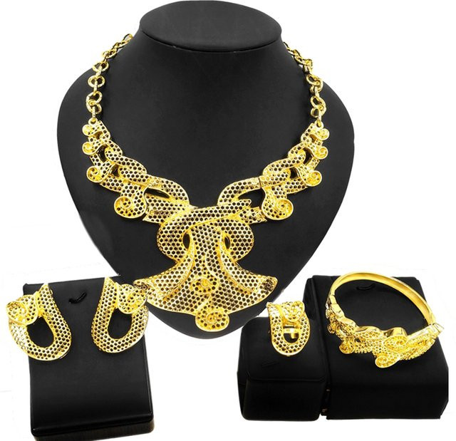 SYHOL Schmuckset, Gold, Damen - Bild 1