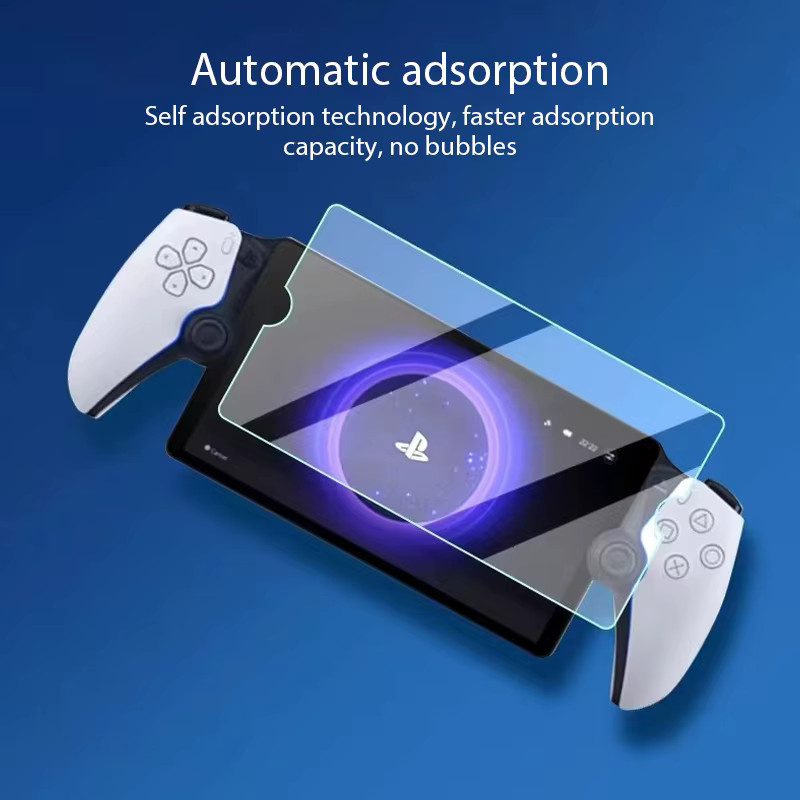 2er-Pack Displayschutzfolie aus gehärtetem Glas für Sony PlayStation Portal, transparent und anti-fingerabdruckschützend - Bild 2