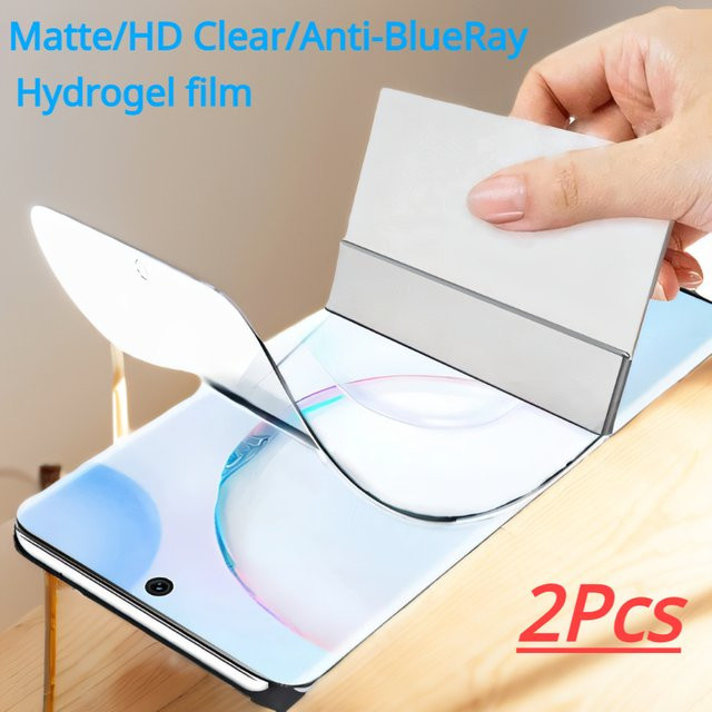 2er-Pack Matte Hydrogel Displayschutzfolie für Motorola G54 G53 G52 G51 G50 G62 G60 G60S G73 G72 G71S G71 G84 G82 in Transparent - Bild 1