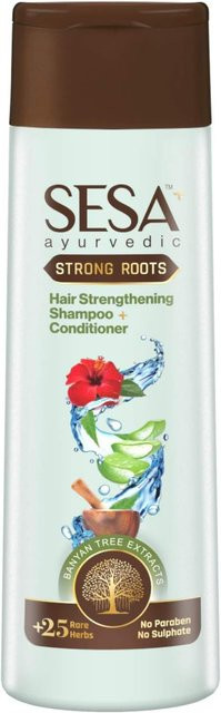 Sesa Ayurveda Strong Roots Shampoo und Spülung, 200 ml, Unisex, Trockenes Haar - Bild 1