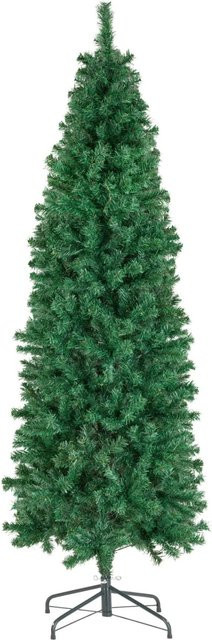 tectake Comet Künstlicher Weihnachtsbaum in Grün mit dichten Nadeln und Metallständer, B/T/H: 65 x 65 x 150 cm - Bild 2