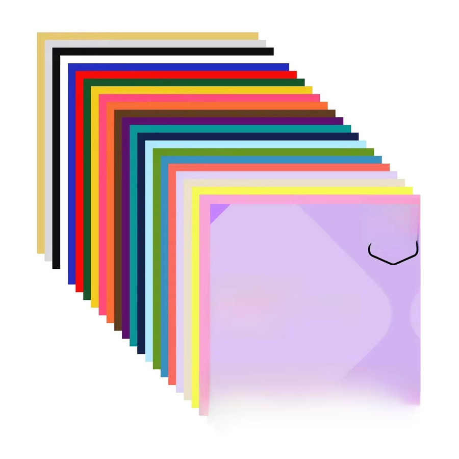 Selbstklebende Vinylbögen für Cricut-Maschinen, permanentes Outdoor-Vinyl für Party-Dekoration und Aufkleber, Multicolor, 30,48 x 30,48 cm - Bild 3