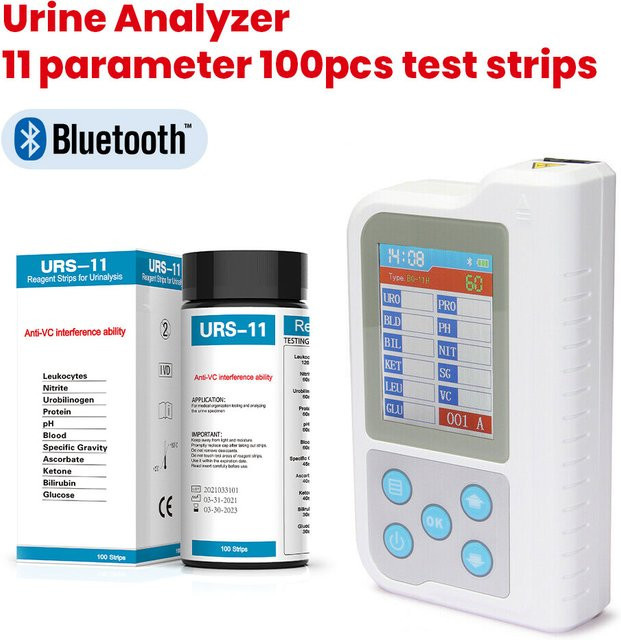 Sinohero BC401 Bluetooth Tragbarer Urinanalysator in Weiß inklusive 800 Teststreifen und App-Anbindung - Bild 1