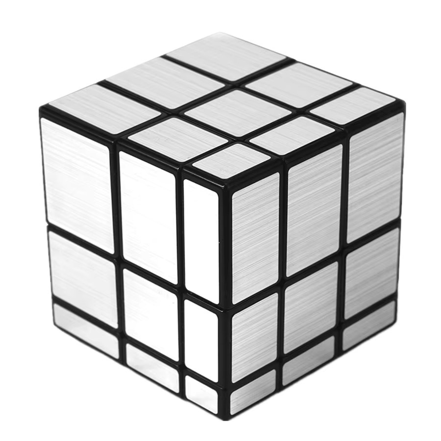 QIYI Spiegelwürfel 3x3x3 Magic Speed Cube, Silber Gold, Puzzle Würfel - Bild 2