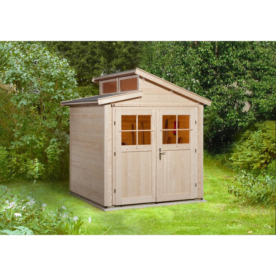 Weka Holz-Gartenhaus 226 Gr. mit Pultdach in Natur - Bild 2