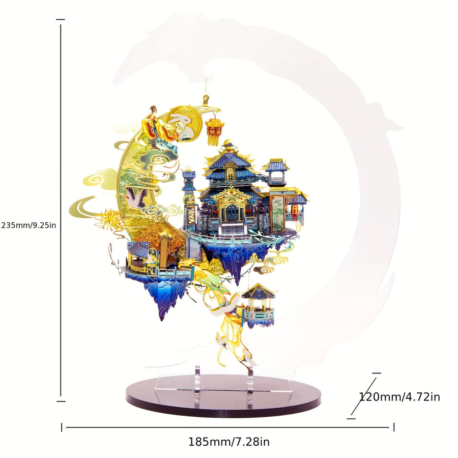 MY Moon Palace 3D Metall-Puzzle-Modell zum Zusammenbauen - Bild 4