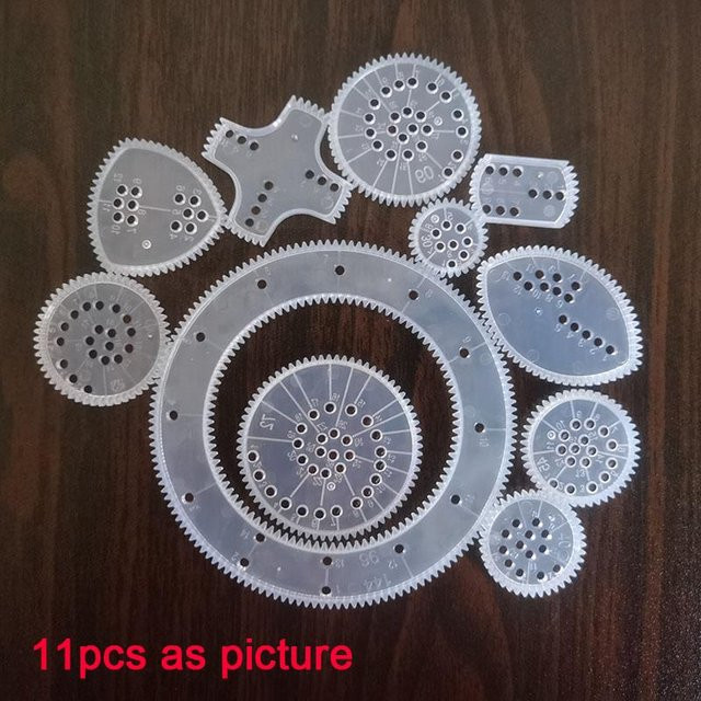 Kidsly Spirograph-Zeichenspielzeug-Set, ab 3 Jahre - Bild 1