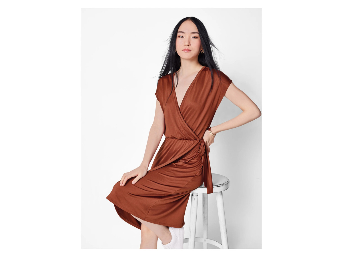 ESMARA Damen Kleid, Braun, M(40/42) - Bild 2