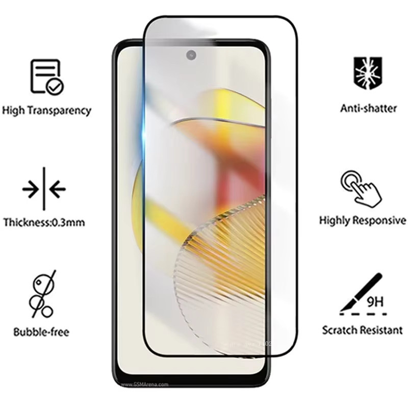 4in1 Panzerglas Schutzset für Motorola Moto G73 G53 G23 G82 G72 G62 G52 G42 G32 G22 inklusive Displayschutz und Kameraschutz, transparent - Bild 2