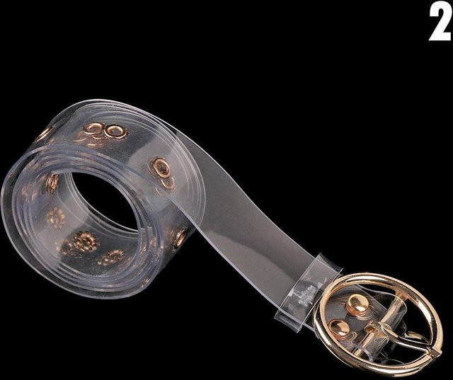 Hüftgürtel Damen, transparent, Herz-Motiv - Bild 1