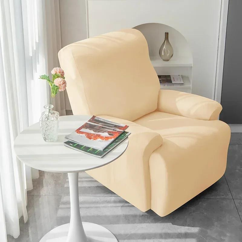 Rutschfester 3-Sitzer Relaxsofa-Bezug von Household supplies MH aus elastischem Strickgewebe für Liegesessel und Couch - Bild 3