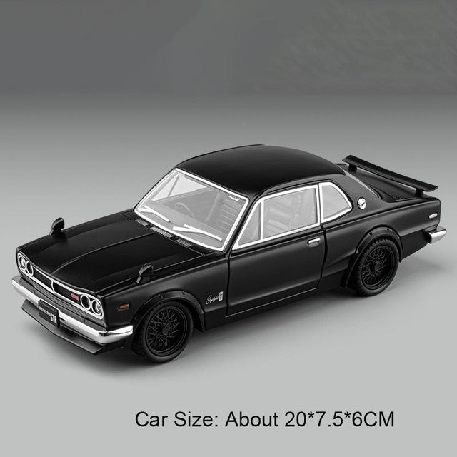 Linyi toy car Skyline Gtr R34 Automodell, 1:24, mit Licht und Sound, ab 14 Jahren - Bild 1