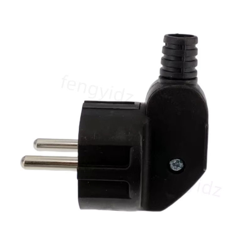 Fengyidz Elektrischer Steckadapter 16A EU 4,8mm AC Wiederaufladbarer Stecker für Steckdosen und Verlängerungskabel in Schwarz oder Weiß - Bild 2