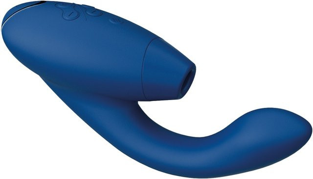 Womanizer DUO 2 Pulsator mit G-Punkt-Vibrator in Blau - Bild 1