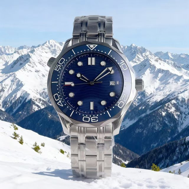 HUAYRA Armbanduhr Automatik, Edelstahl, Blau, 42 mm, Herren - Bild 1