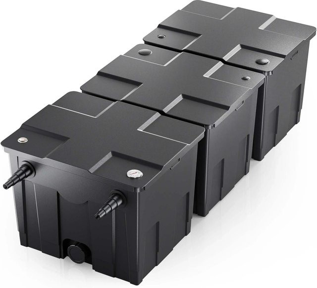 Sunsun CBF-350C Bio Durchlauffilter für den Teich in Schwarz mit 90000 l Kapazität - Bild 1