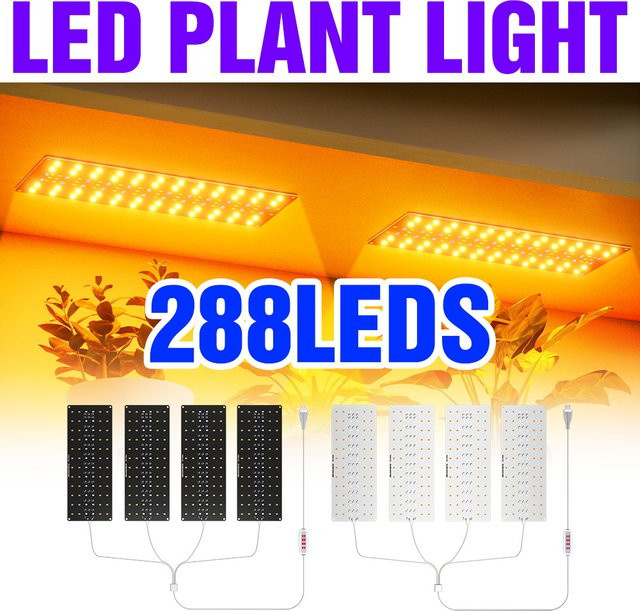 NJHIKG Vollspektrum LED Pflanzenlampe mit USB-Anschluss für Hydrokultur und Zimmerpflanzen - Bild 1