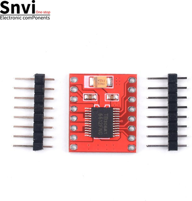 Snvi TB6612FNG Dual Motor Driver 1A in Rot für Arduino Mikrocontroller - Bild 1