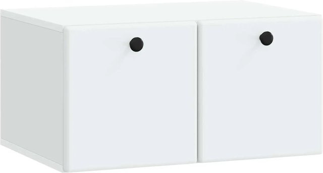 vidaXL Wandmontierter TV-Schrank Weiß aus Holzwerkstoff, B/H/T: 59,5 x 41 x 30 cm - Bild 1