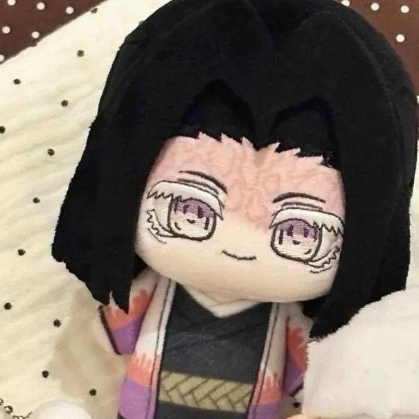 Yiran Health & Beauty Ubuyashiki Kagaya Kirie Demon Slayer Plüschpuppe, 10cm, ab 18 Jahre - Bild 1