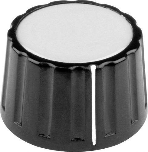 Mentor Drehknopf 333.61 mit Knopfmarkierung Schwarz Ø 28 mm x H 17 mm - Bild 1