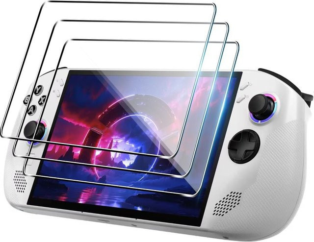 3er-Pack HD Displayschutzfolie für Lenovo Legion Go S, transparent, kratzfest und explosionsgeschützt mit gebogenem Rand und Anti-Fingerabdruck-Beschichtung - Bild 1