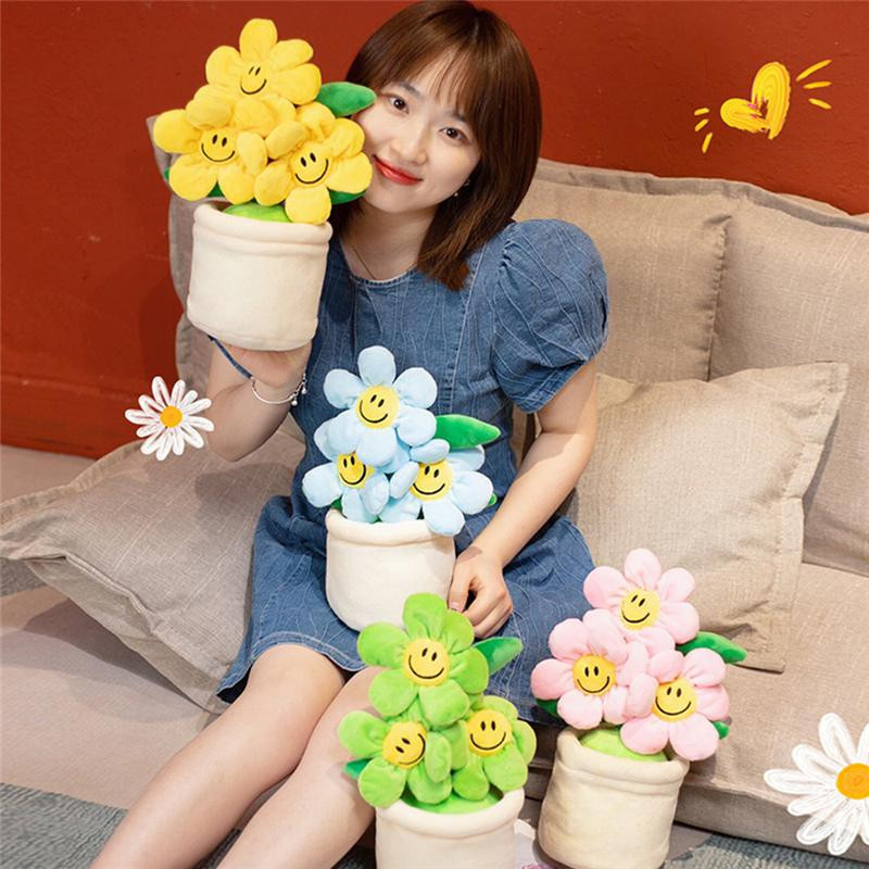 Süßer Mu Cheng Sonnenblumen Pflanzen-Plüschtiere ab 12+J 30cm - Bild 2