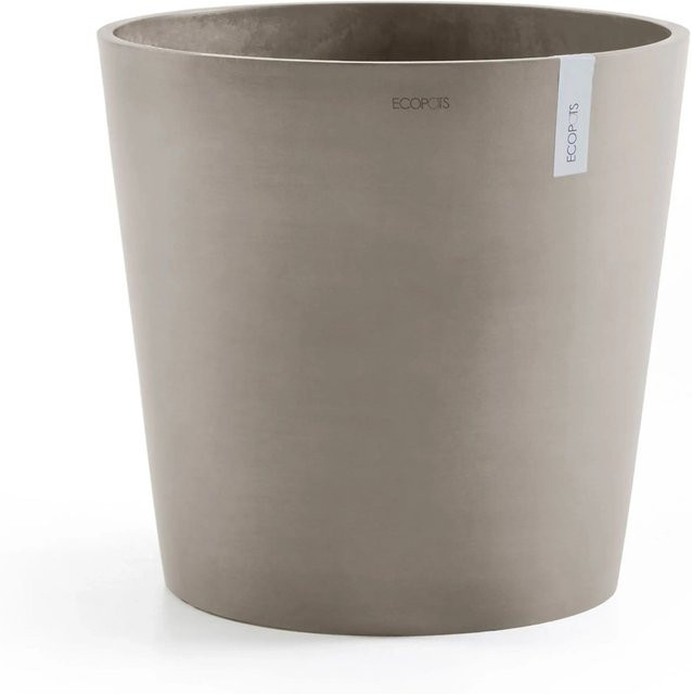Ecopots Pflanztopf Amsterdam Braungrau Höhe: 60 cm - Bild 1