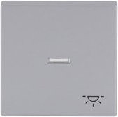 Busch-Jaeger Abdeckung Symbolwippe Licht Future Linear Weißaluminium RAL 9006 - Bild 1