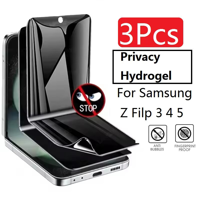 3er-Set Samsung Galaxy A02S A03 A03S M02S M21 2021 M22 Privatsphäre Hydrogel-Schutzfolie Transparent - Bild 2