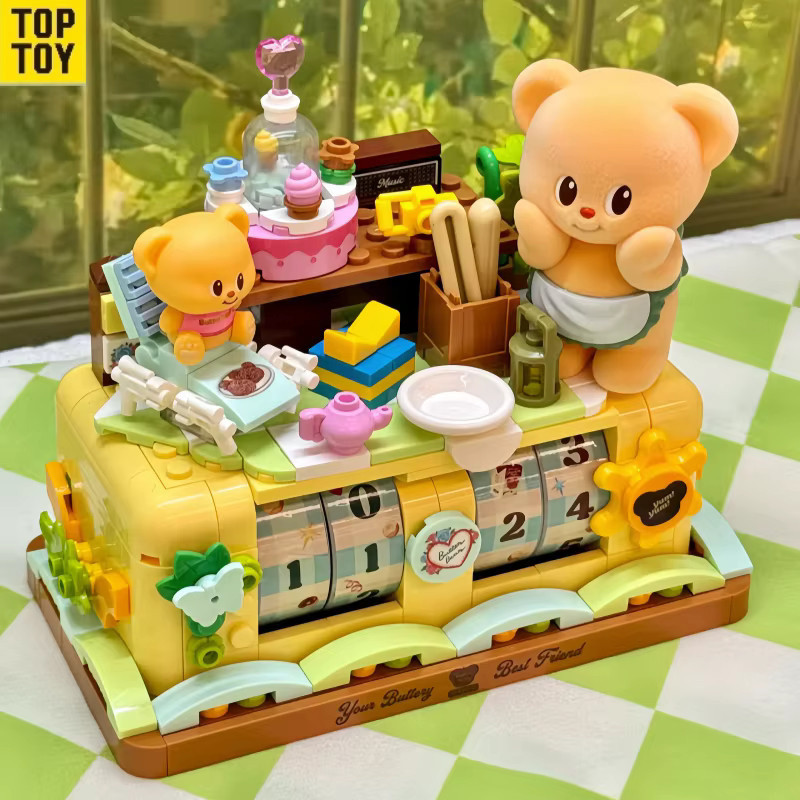 TOPTOY Butter Bär Bausteine, Miniatur Szene Puzzle, Bunt / Mehrfarbig - Bild 2