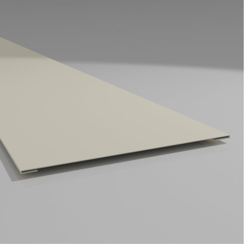 Aluminium Giebelblende Blachotrapez GmbH beige B/H: 50 x 2000 mm - Bild 1