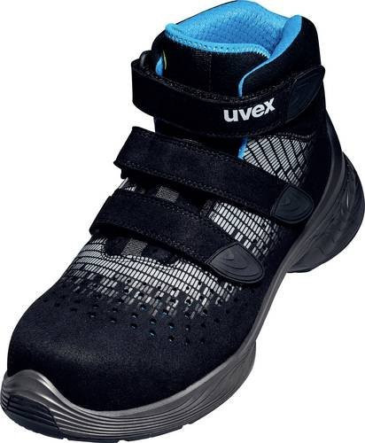 Uvex Sicherheitsstiefel S1 in Blau, Schwarz und Silber, Größe 36, Weite 12 - Bild 1