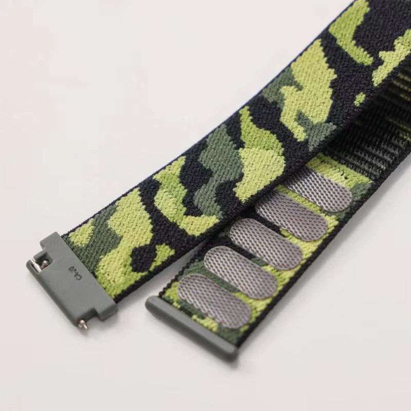 Uhrenarmband Camouflage Nylon, 20mm 22mm, Unisex, Bunt - Bild 4