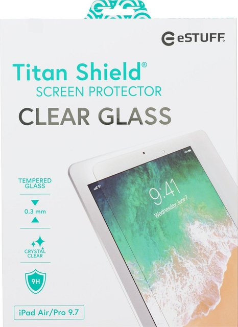eSTUFF Titan Shield Bildschirmschutz für Tablet aus Glas in transparent - Bild 1