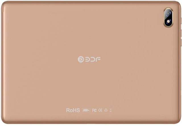 BDF U320 Android Tablet 10,1 Zoll, 8GB RAM, 256GB Speicher, Octa Core, 4G LTE, Android 12, 8000mAh Akku, Gold - Bild 1