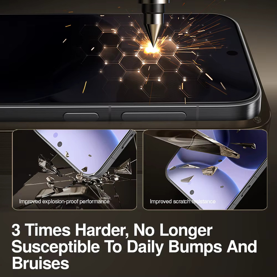 SmartDevil Displayschutzfolie aus gehärtetem Glas für OPPO Find X9 Pro, OPPO Find X8s und OPPO Find X8, transparent, staubfreie Kabinenfolie mit Anti-Fingerabdruck-Beschichtung - Bild 2