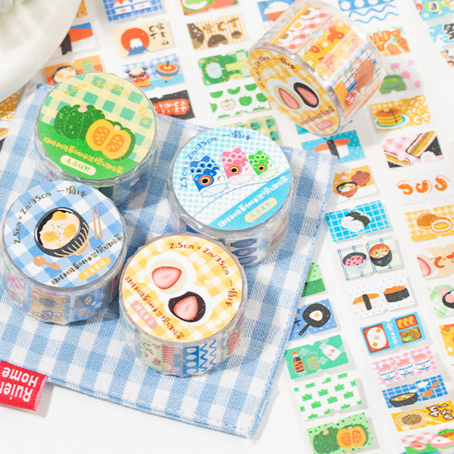Mr.Paper Washi-Klebeband Old Time Etikett im japanischen Stil, buntes Scrapbooking-Klebeband für DIY-Projekte und Briefpapier - Bild 1