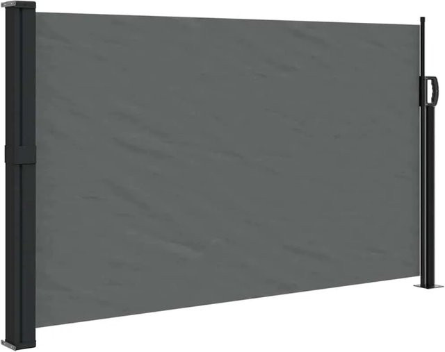 Furnicato Ausziehbare Seitenmarkise Anthrazit B: 600 cm, H: 120 cm - Bild 1
