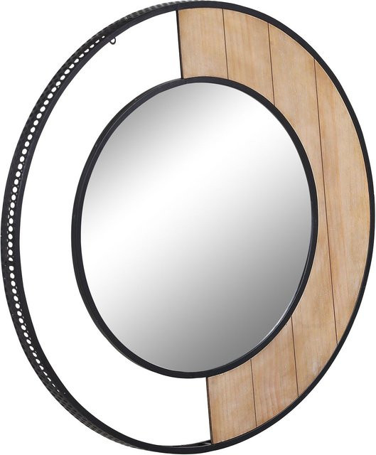 Wandspiegel POTPOURRI in Schwarz aus Metall und MDF - Bild 1
