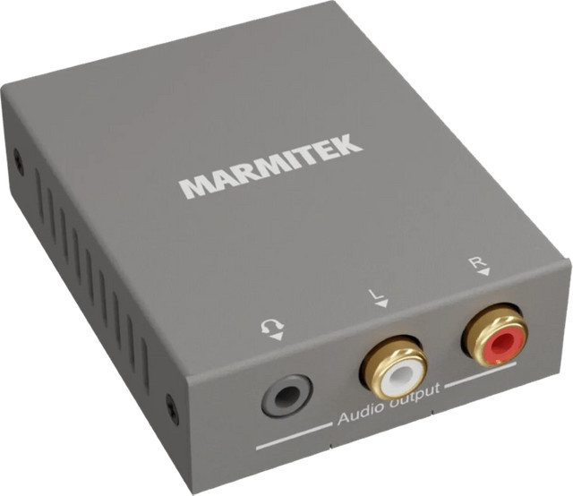 Marmitek Connect ARC13 HDMI USB-C und 3,5 mm Jack Adapter in Grau - Bild 1