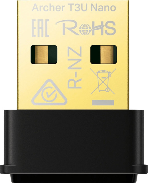 TP-Link Archer T3U Nano USB-WLAN-Adapter Dual-Band Wi-Fi 5 Schwarz - Bild 1