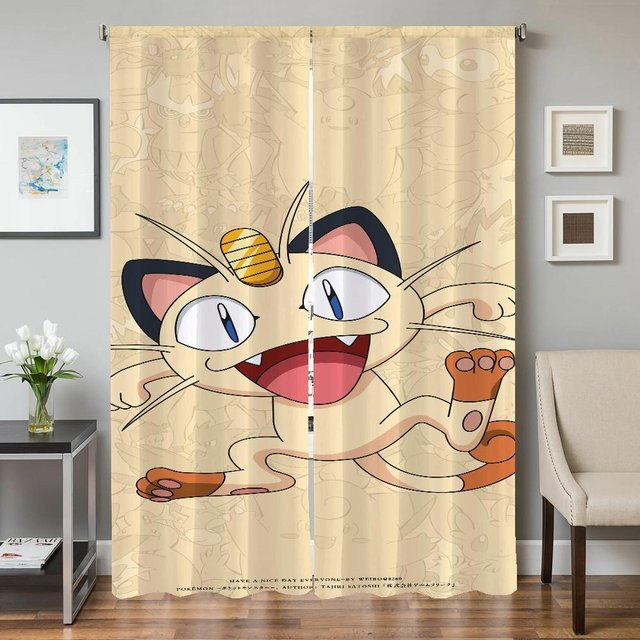 2er-Set Verdunklungsvorhänge für Wohnzimmer und Schlafzimmer, beige, B: 50 cm, H: 70 cm - Bild 1