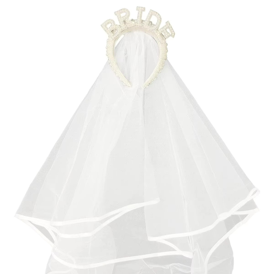 Perlen Stirnband, Braut, Hochzeit, Party - Bild 2
