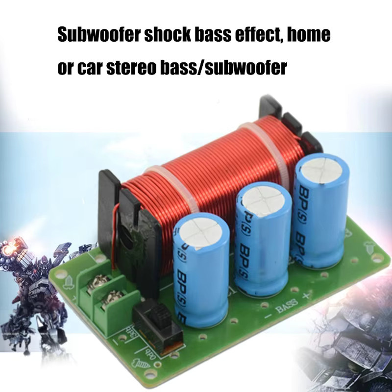 WEAH-85 Hochleistungs-200-W-Subwoofer-Crossover-Filterplatine Bassfrequenzteiler in Multicolour - Bild 2