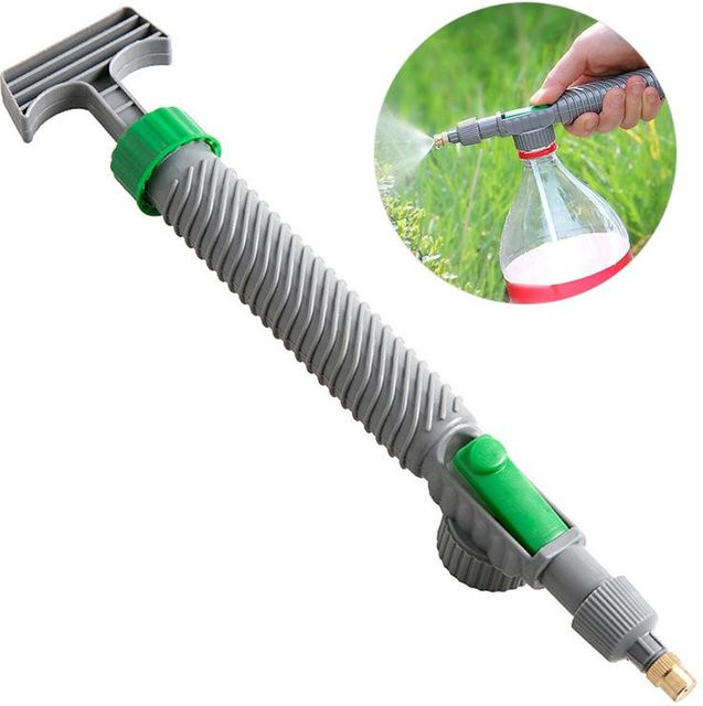 Manuelle Hochdruck-Handsprühflasche von Yiran bag in Grau mit einstellbarer Sprühdüse für Garten und Landwirtschaft - Bild 1